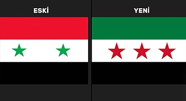 Suriye bayrağı değişti