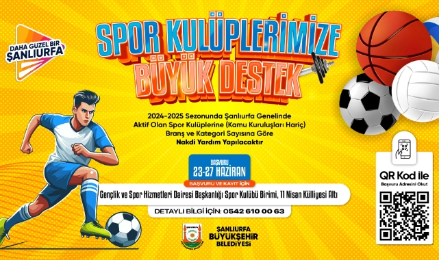 Büyükşehir Belediyesi'nden spor kulüplerine destek