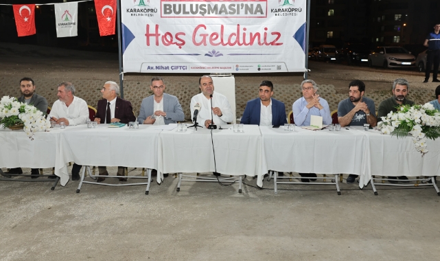 Karaköprü’de halk günü buluşmaları başladı