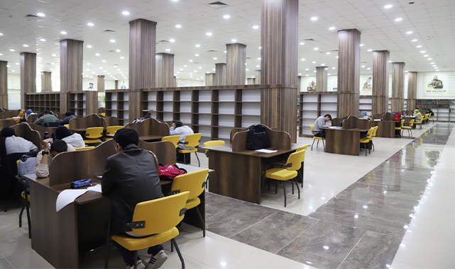 Öğrenciler sınavlara Karaköprü Belediyesi ile hazırlanıyor