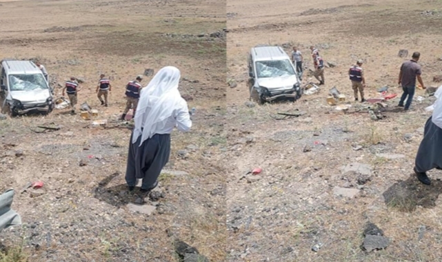 Şanlıurfa'da kontrolden çıkan araç takla attı: 2'si bebek 4 yaralı