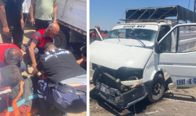 Suruç'ta korkutan kaza: 7 kişi yaralandı