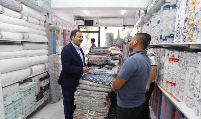 Başkan Canpolat, Devteyşti Mahallesi'nde esnaf ve vatandaşlarla buluştu
