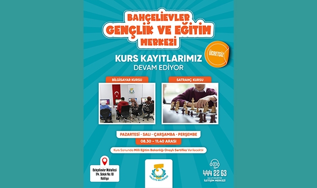 Haliliye'de gençlere ücretsiz eğitim fırsatı