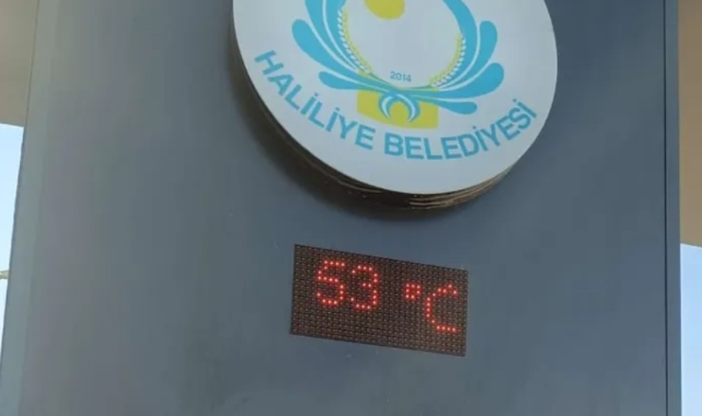 Şanlıurfa'da termometreler 53 dereceyi gösterdi