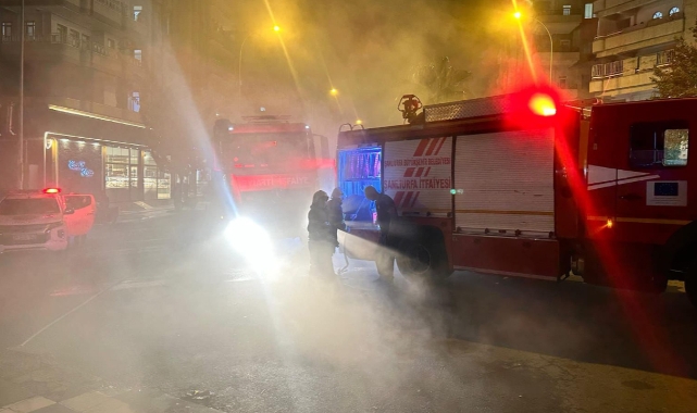 Şanlıurfa'da iş yerinde çıkan yangın söndürüldü