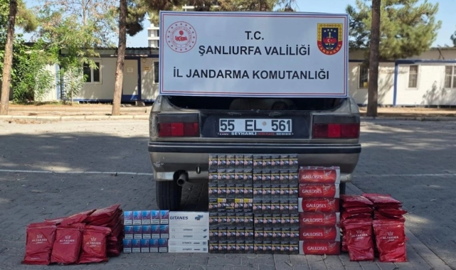 Şanlıurfa'da kaçak sigara ve nargile tütünü ele geçirildi