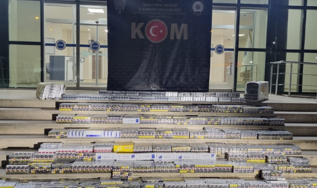 Şanlıurfa'da kaçakçılık operasyonu: 2 tutuklama