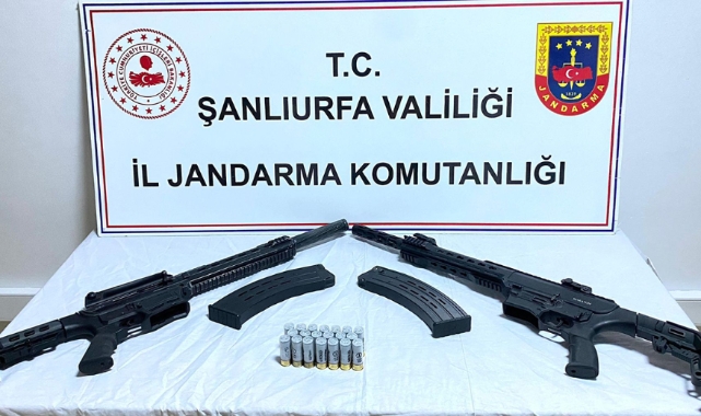 Şanlıurfa'da ruhsatsız silah operasyonu
