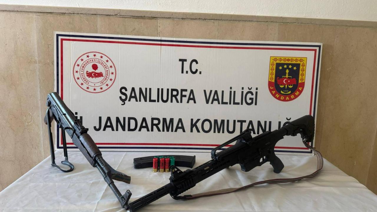 Şanlıurfa'da silah kaçakçılığı operasyonu: 1 gözaltı