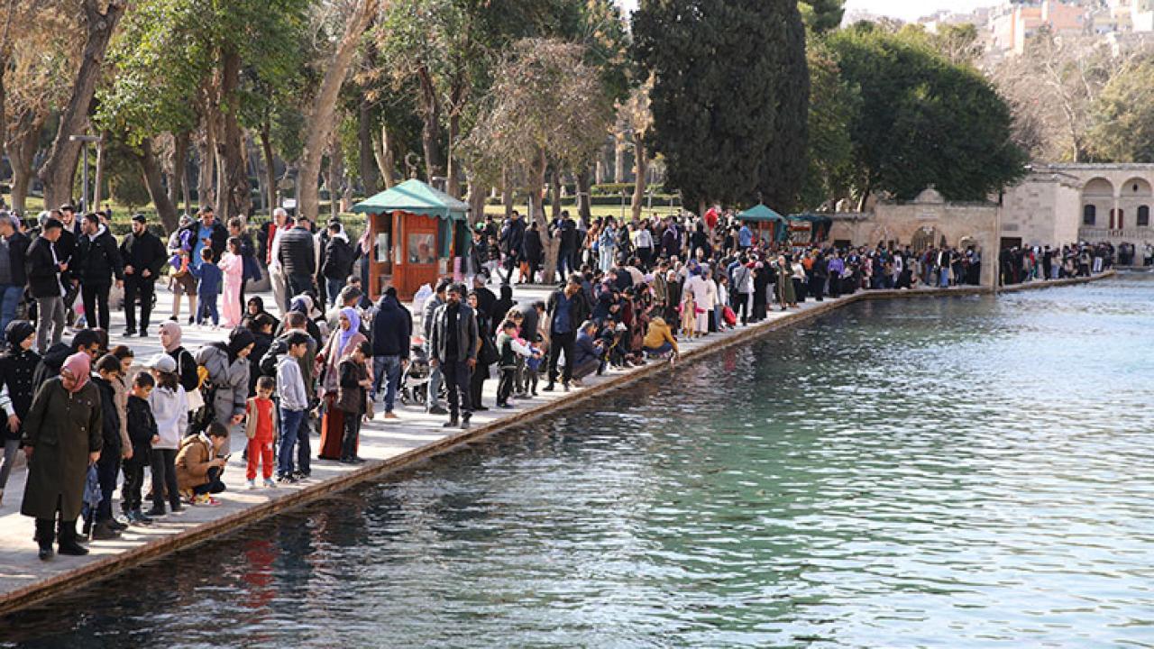 Balıklıgöl'de hafta sonu yoğunluk oluştu