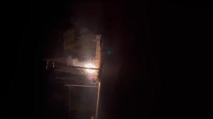 Karaköprü’de trafo bomba gibi patladı