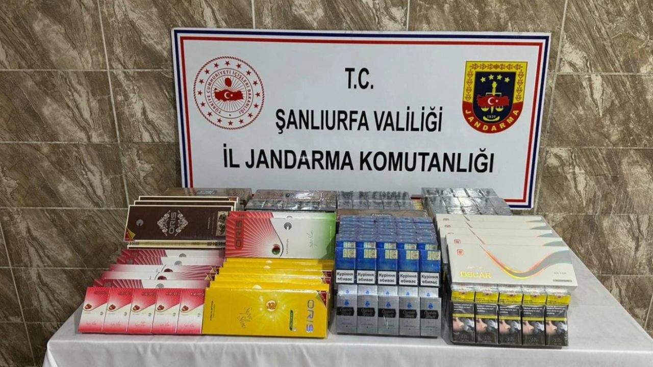 Şanlıurfa’da çok sayıda kaçak ürün ele geçirildi