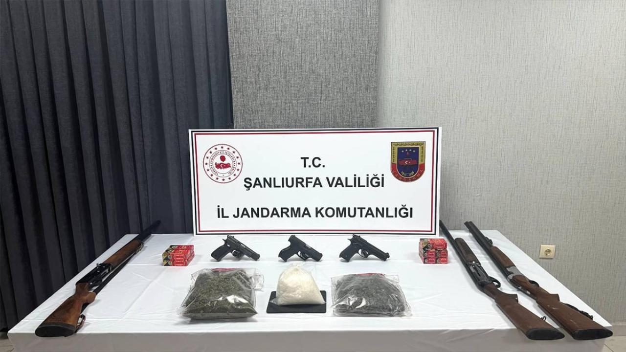 Şanlıurfa’da uyuşturucu operasyonu: 2 gözaltı