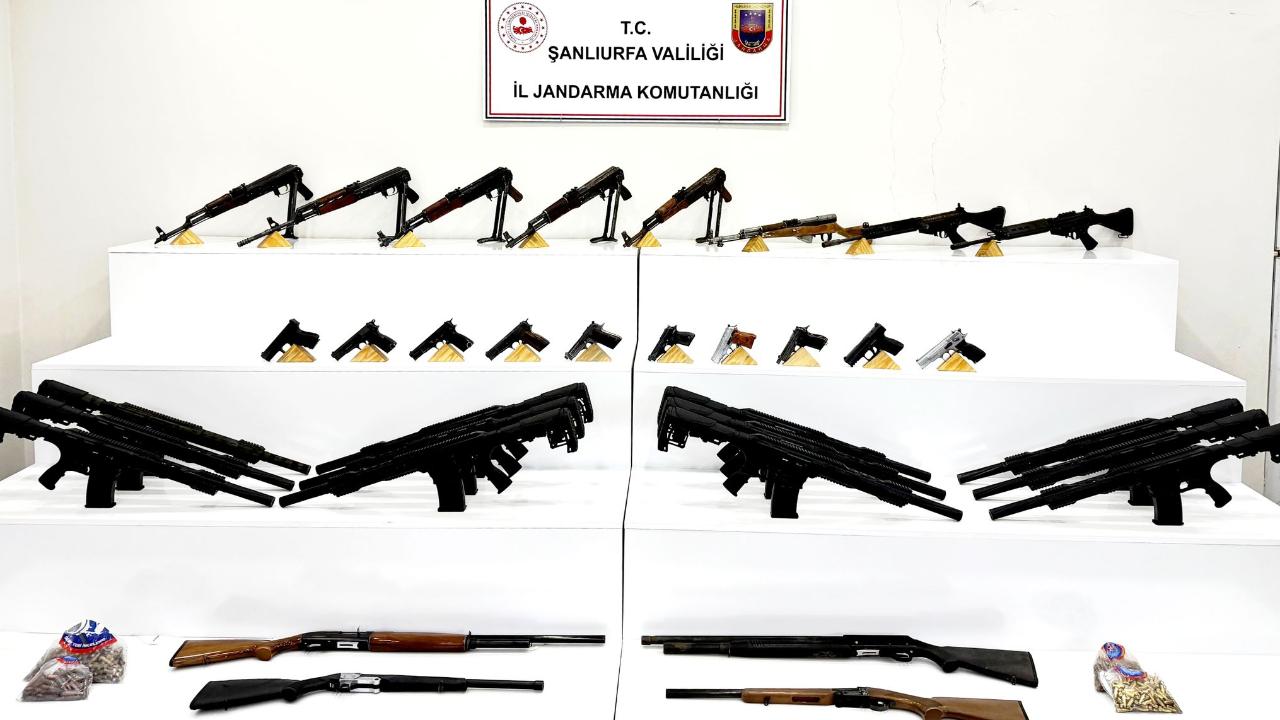 Şanlıurfa’da operasyonda çok sayıda mühimmat ele geçirildi