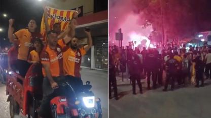 Şanlıurfa'da Galatasaray taraftarları şampiyonluğu kutladı