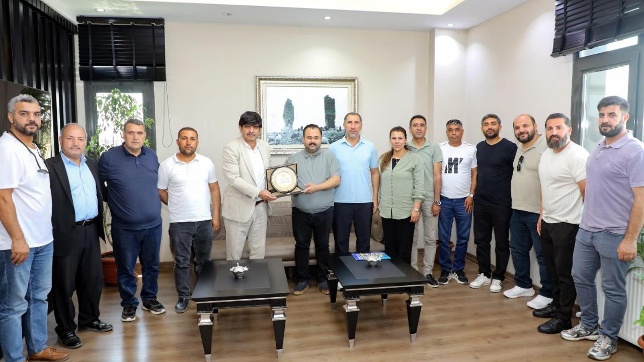 Amatör spor camiasından Başkan İnan’a teşekkür ziyareti