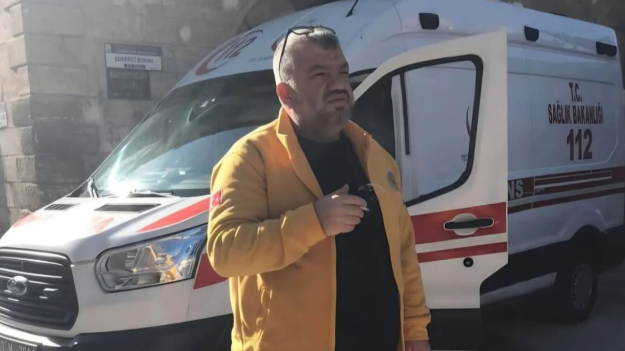Ambulans şoförü Mehmet Uzun hayatını kaybetti