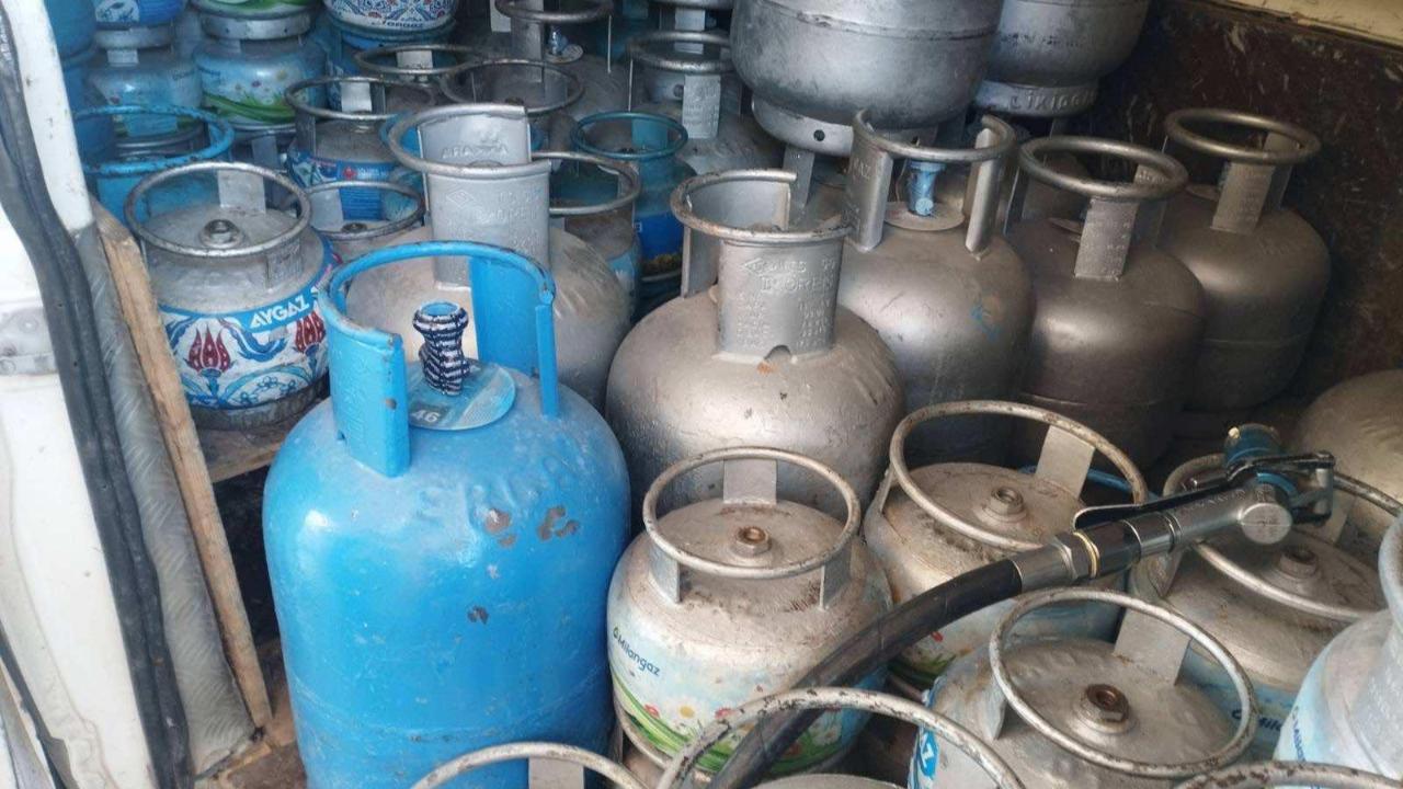 Eyyübiye'de akaryakıt istasyonuna kaçak LPG dolumu cezası