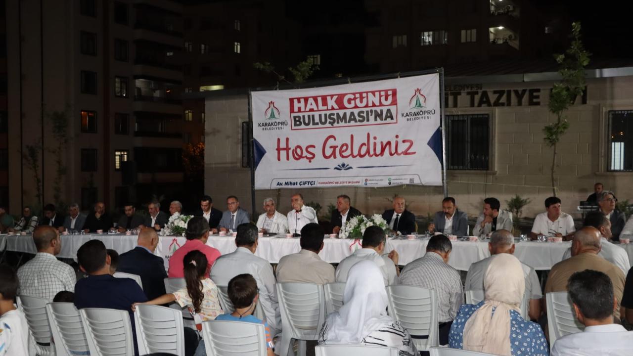 Karaköprü Belediyesi halkla buluşmaya devam ediyor