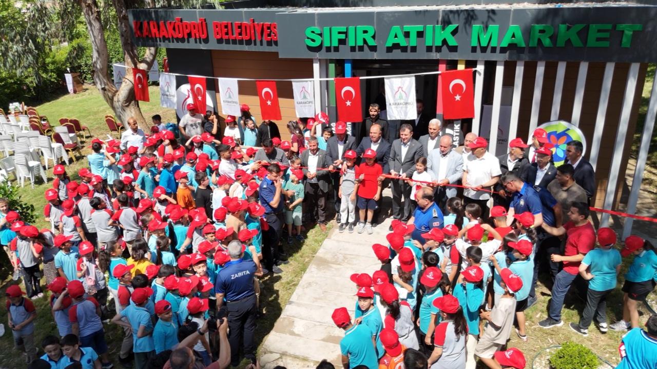 Karaköprü’de Sıfır Atık Marketler hizmete açıldı