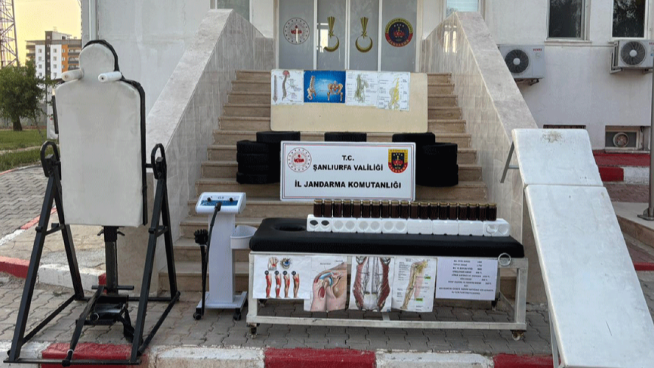 Şanlıurfa’da kaçak tedavi merkezine baskın