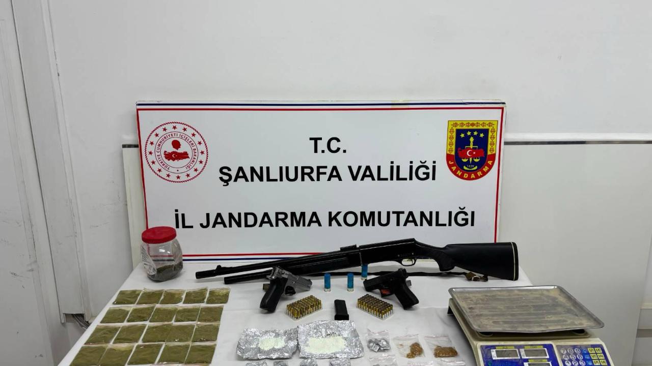 Şanlıurfa'da uyuşturucu tacirlerine operasyon