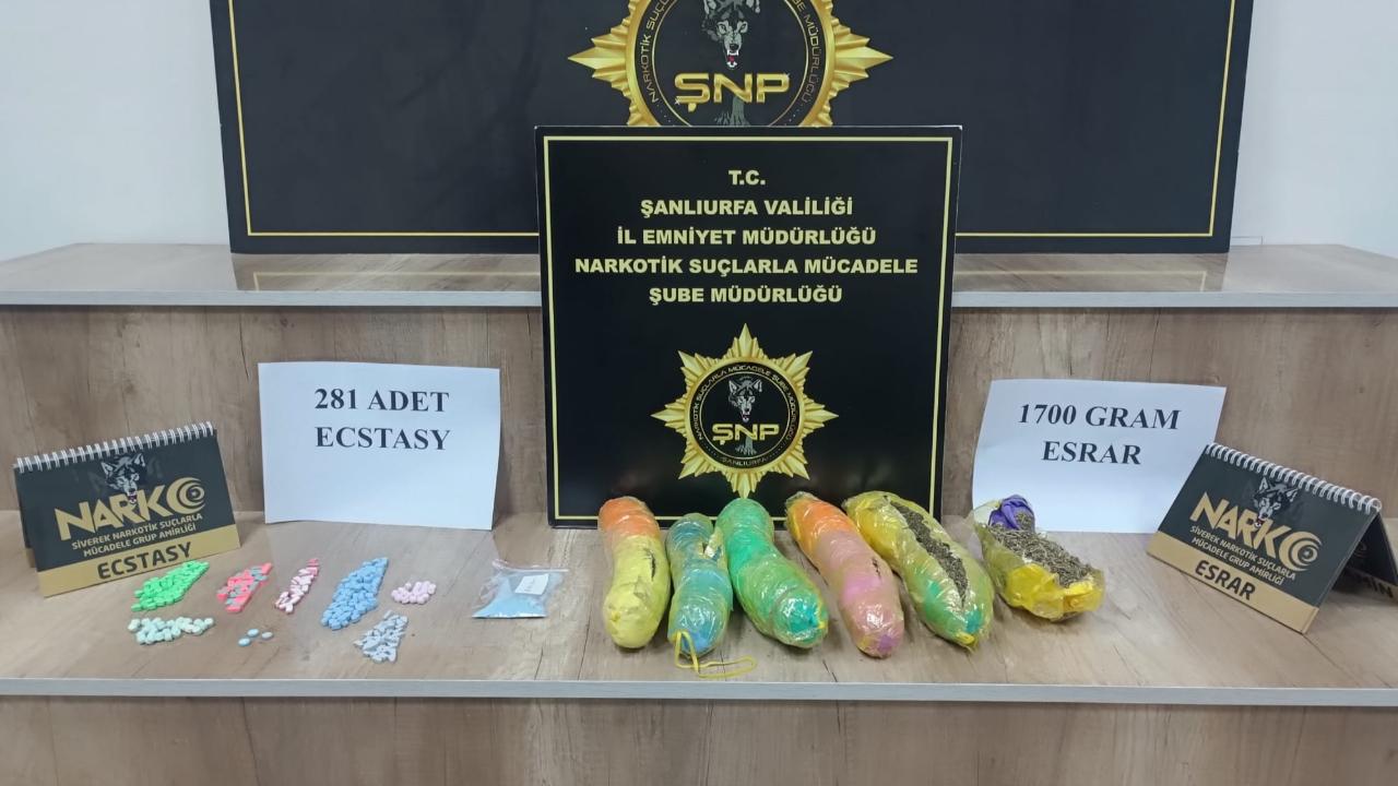 Şanlıurfa’da uyuşturucu ve ruhsatsız silah operasyonu