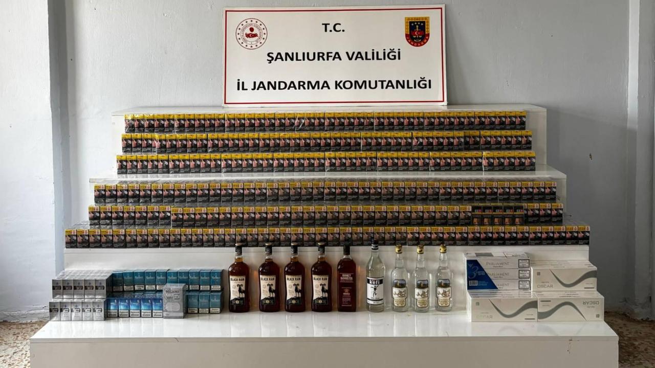 Viranşehir’de kaçak sigara ve alkol operasyonu: 14 şüpheli hakkında işlem