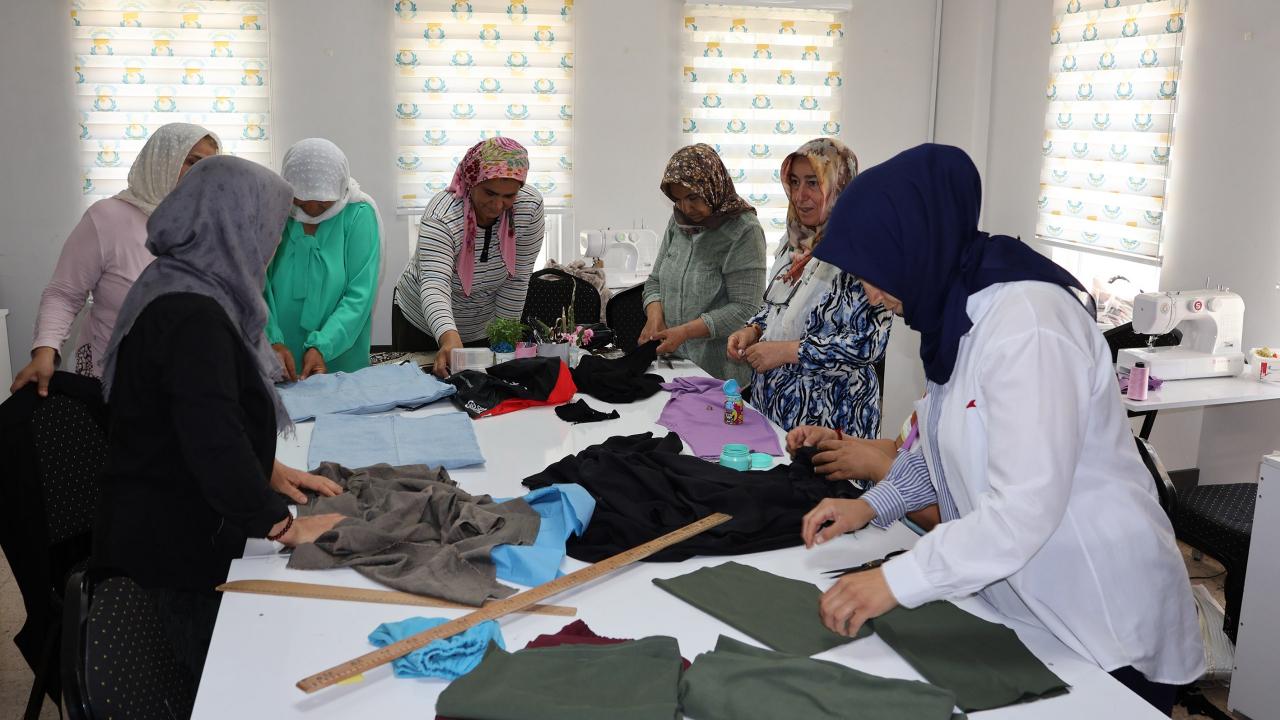 Kısas Kültür Merkezi kadınların üretim ve eğitim yuvası oldu
