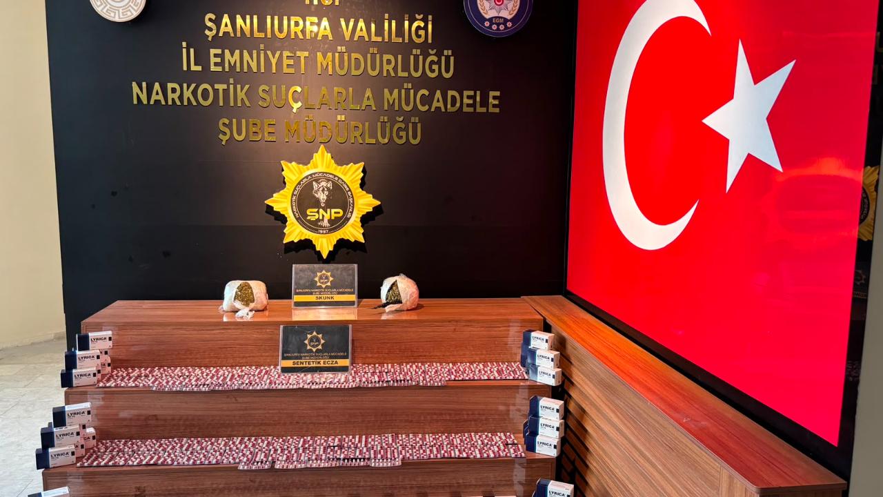 Şanlıurfa’da uyuşturucu operasyonu: 1 şüpheli gözaltında