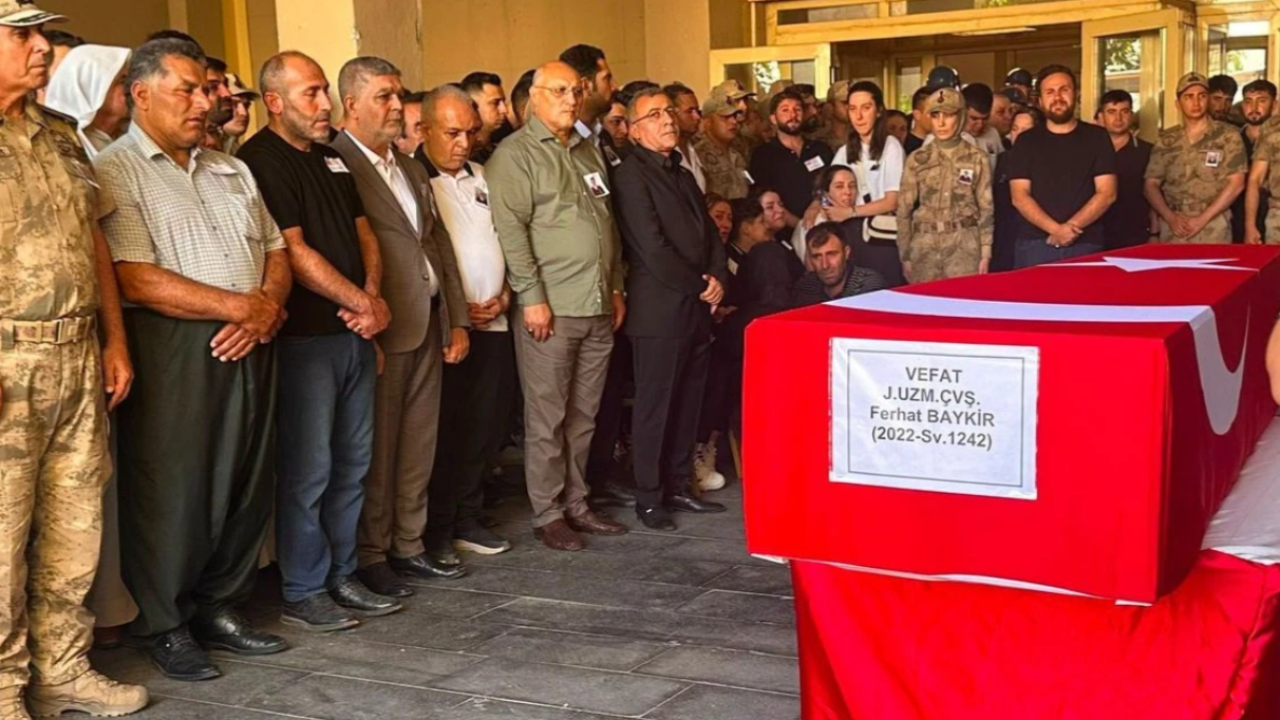 Viranşehir'de hayatını kaybeden uzman çavuş için tören düzenlendi