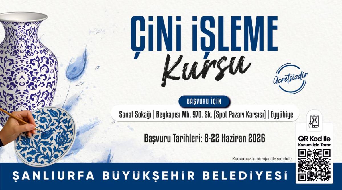 Şanlıurfa'da kültür kursları için başvurular başladı