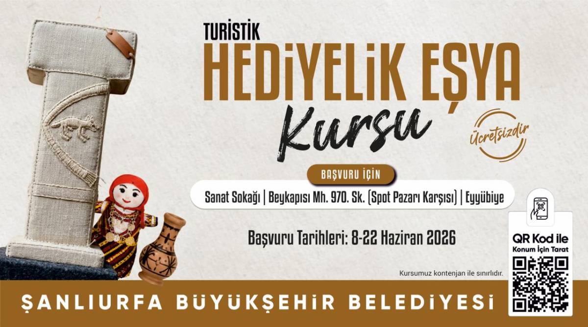 Şanlıurfa'da kültür kursları için başvurular başladı