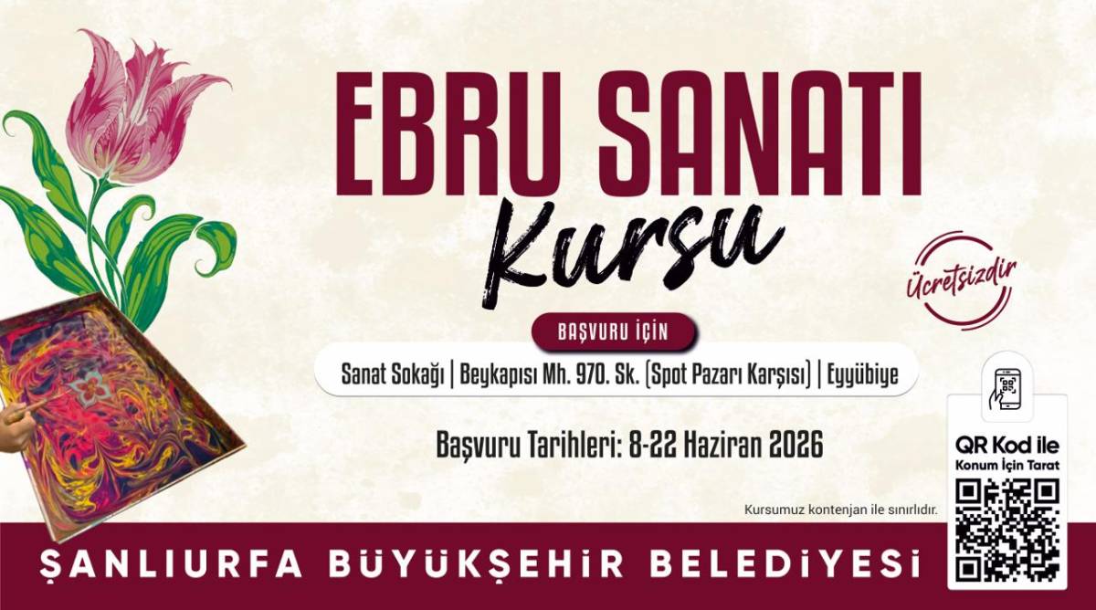 Şanlıurfa'da kültür kursları için başvurular başladı